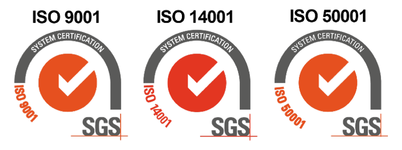 In addition to the quality and environmental certificate ISO 9001/14001, according to which the Luitpoldhütte has already been certified for many years, all requirements for the energy certificate ISO 50001 have also been officially fulfilled since 2013.