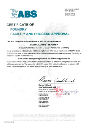 ABS-Certificate