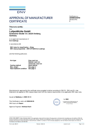 DNV-GL-ZERTIFIKAT 2025-10-14